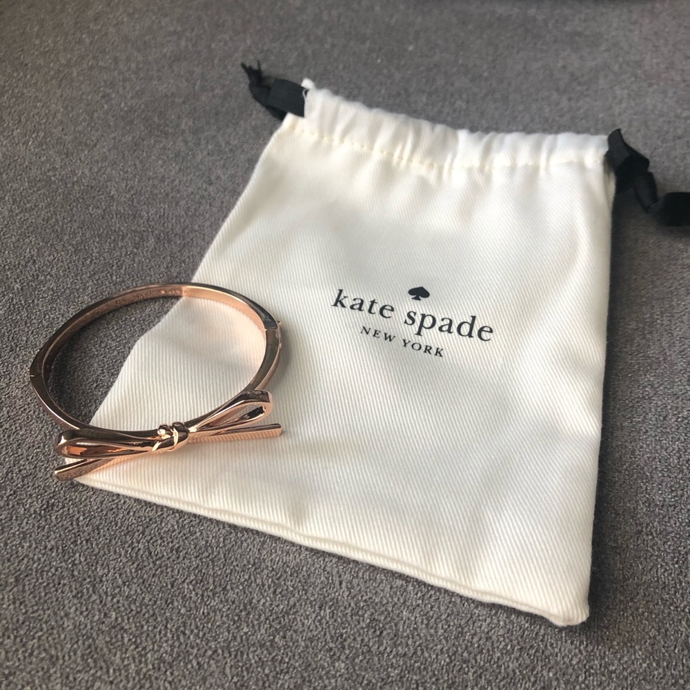 Kate Spade Rose Gold Bow Bracelet